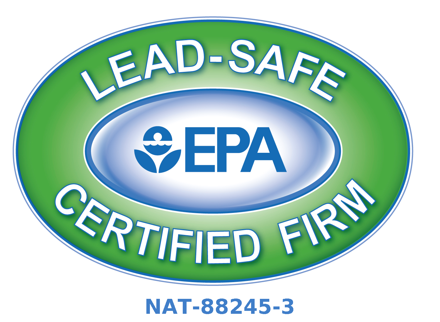 Lead-Safe Certified Firm NAT-88245-3